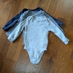 Carters Gray Onesie Bundle